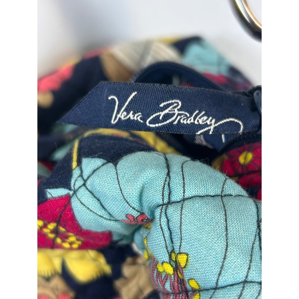 Vera Bradley Duffel Bag Women Large Multicolor Excellent Floral Quilted Travel - Picture 5 of 13